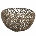 Howard Elliott Aluminum Bronze Nest Basket 35083